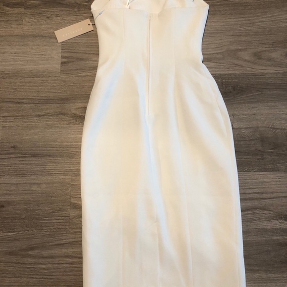 Keepsake Between Friends White Midi Dress - Picture 5 of 6